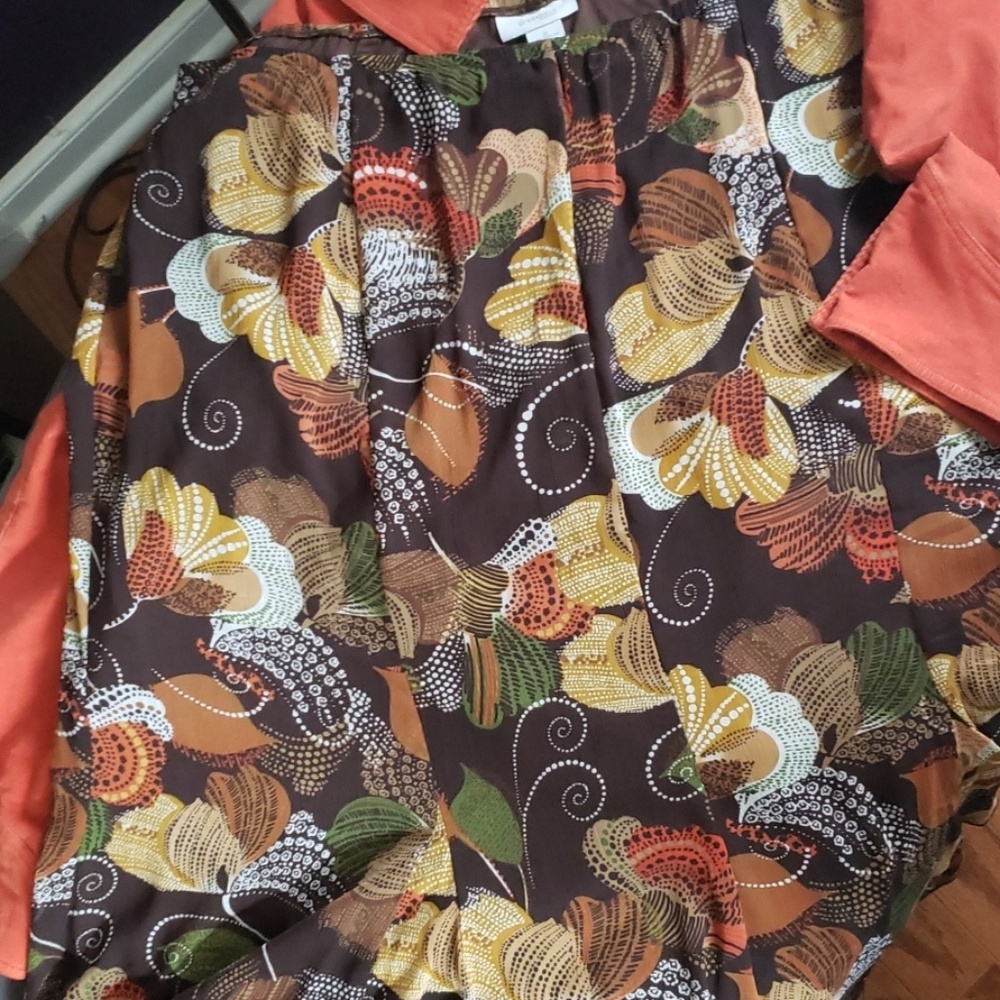 Skirt with Vibrant fall colors